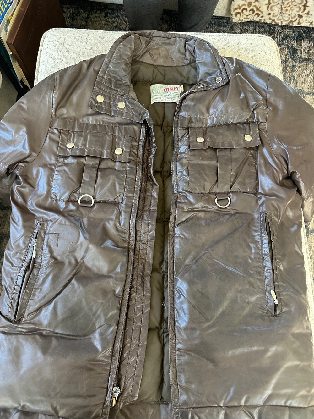 Vintage 1970s Comfy Outdoor Garment Goose Down Puffer Jacket
